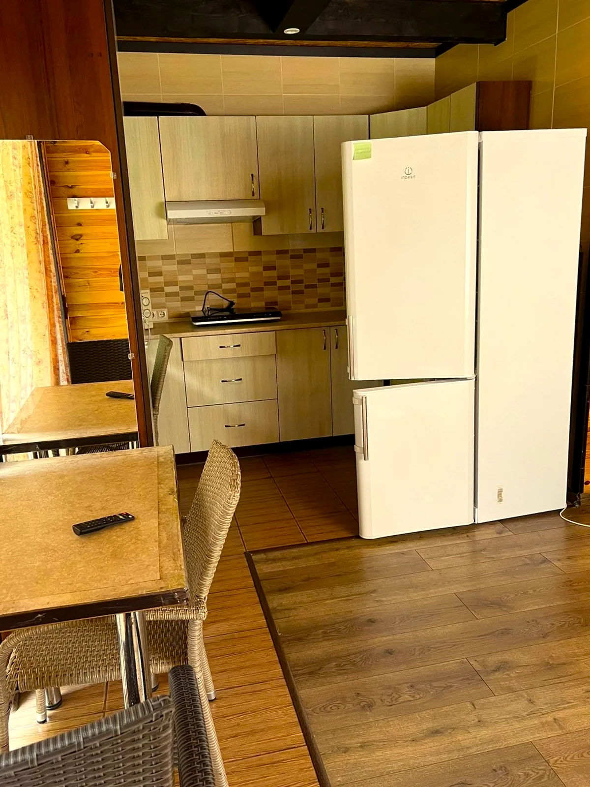 Kitchen and dining area