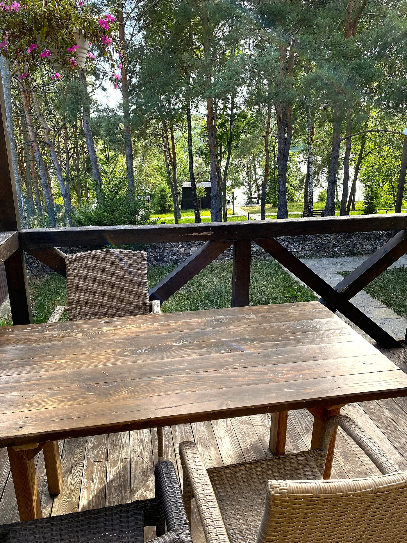 Terrace with river view